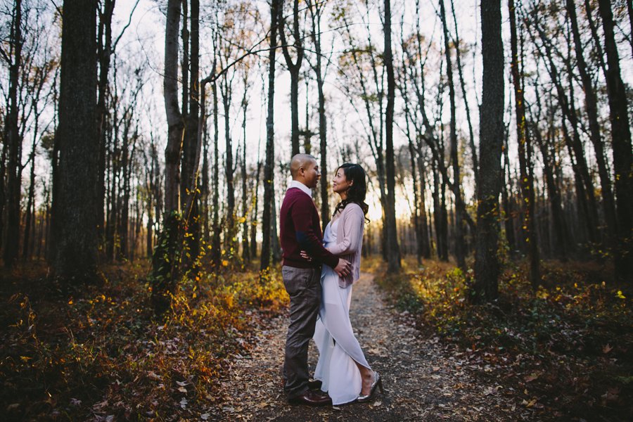 Melissa + Phi  Huntley Meadows Park Engagement 