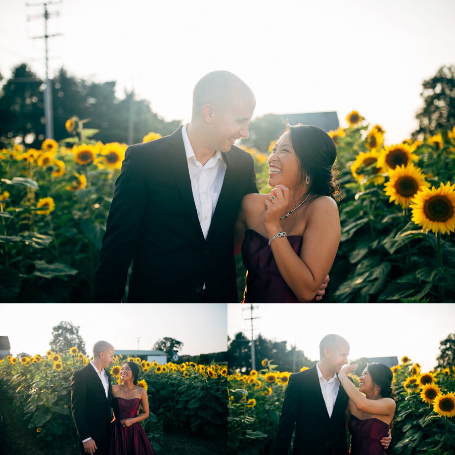 Image of Malisa + Mat | Sunflower Field Engagement | Washington DC Wedding Photography Malisa + Mat | Sunflower Field Engagement | Washington DC Wedding Photography