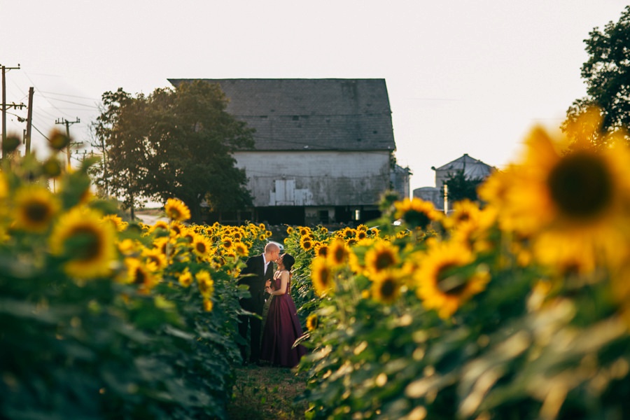 Image of Malisa + Mat | Sunflower Field Engagement | Washington DC Wedding Photography Malisa + Mat | Sunflower Field Engagement | Washington DC Wedding Photography