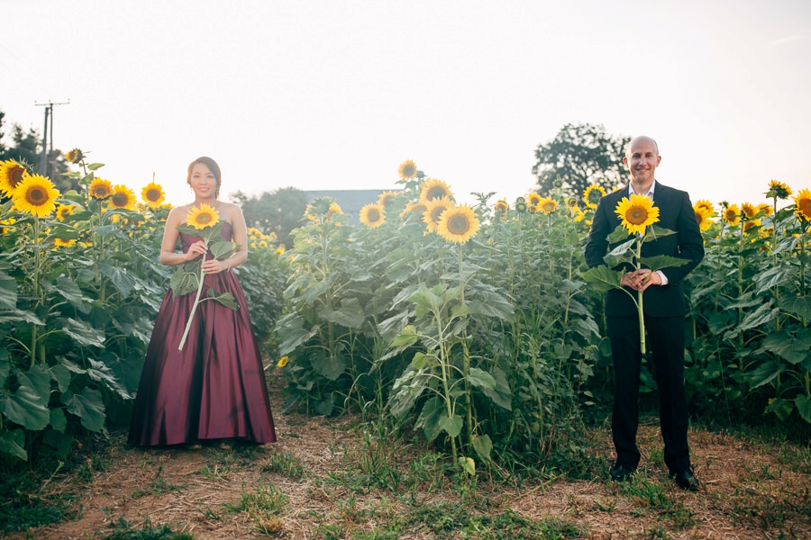 Image of Malisa + Mat | Sunflower Field Engagement | Washington DC Wedding Photography Malisa + Mat | Sunflower Field Engagement | Washington DC Wedding Photography