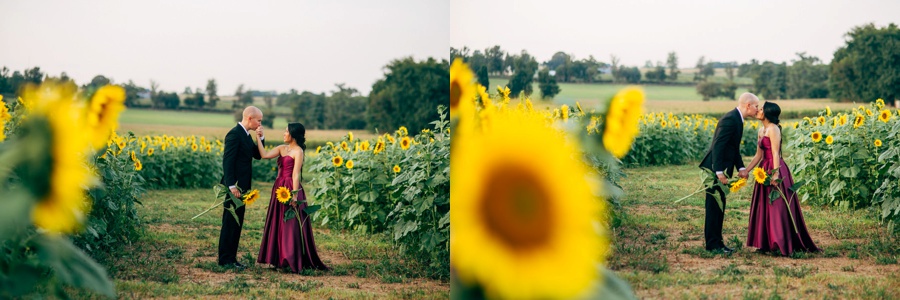 Image of Malisa + Mat | Sunflower Field Engagement | Washington DC Wedding Photography Malisa + Mat | Sunflower Field Engagement | Washington DC Wedding Photography
