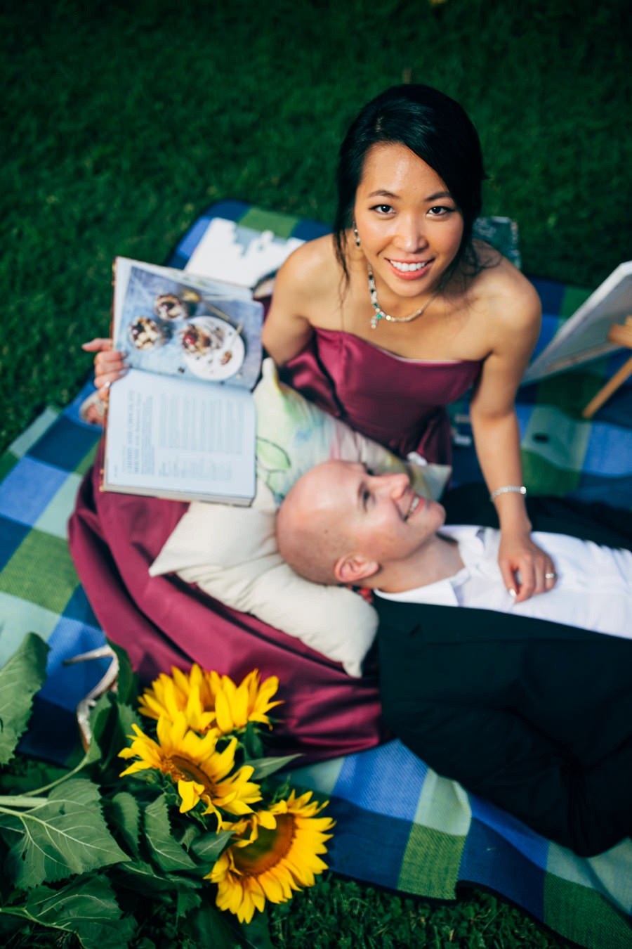 Image of Malisa + Mat | Sunflower Field Engagement | Washington DC Wedding Photography Malisa + Mat | Sunflower Field Engagement | Washington DC Wedding Photography