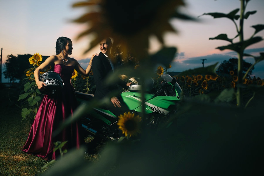 Image of Malisa + Mat | Sunflower Field Engagement | Washington DC Wedding Photography Malisa + Mat | Sunflower Field Engagement | Washington DC Wedding Photography
