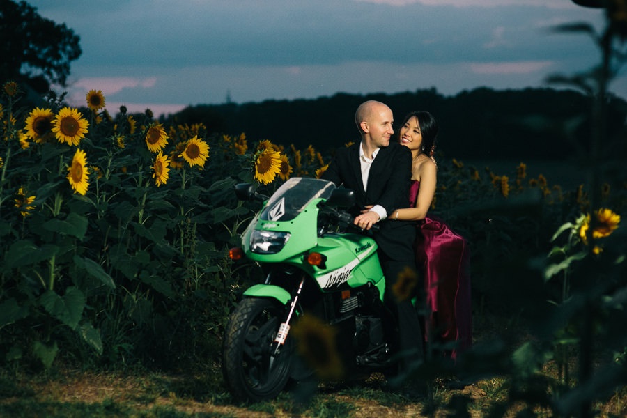 Image of Malisa + Mat | Sunflower Field Engagement | Washington DC Wedding Photography Malisa + Mat | Sunflower Field Engagement | Washington DC Wedding Photography